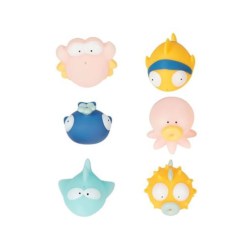 Set de 6 juguetes para baño, BABYMOOV.