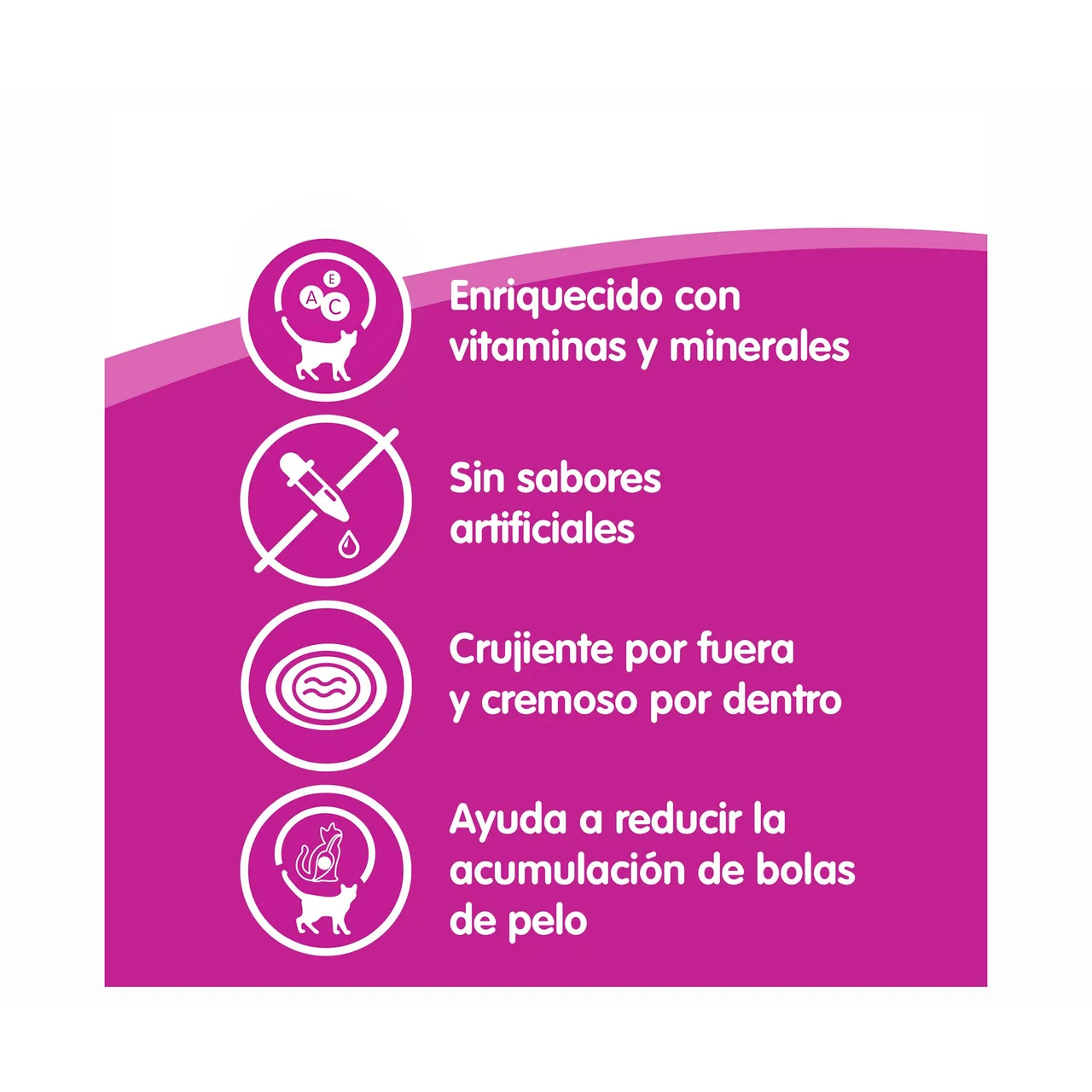 Snacks bolas de pelo 50 gr.