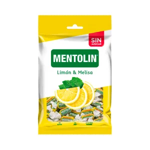 MENTOLÍN Caramelos limón & melisa sin azúcar 115 g.