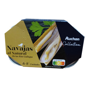 ALCAMPO GOURMET Navajas Rías Gallegas al natural ALCAMPO GOURMET 63 g.