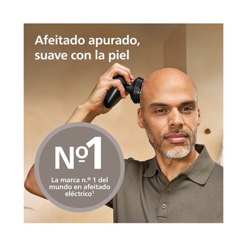 Afeitadora cabeza PHILIPS Head Shaver Pro 5000 HS5980/15, cuchillas Comfortcut, cabezales flexible 360º.
