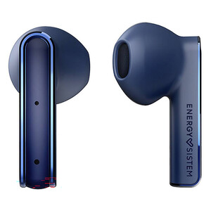 Auriculares Inalámbricos Bluetooth ENERGY SISTEM Style 4 Indigo, 25h autonomía, estuche cargador, color azul.