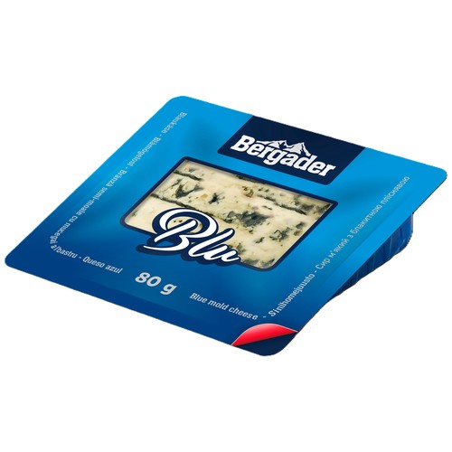 BERDADER Queso azul, cuña 80 g.