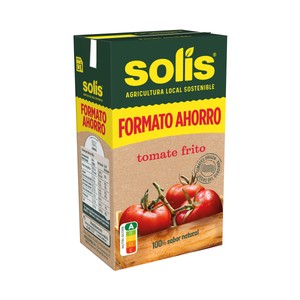 Tomate frito Solís sin gluten brik 500 g.