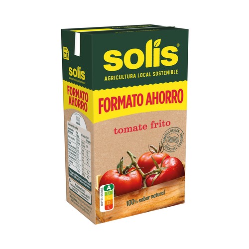 SOLIS Tomate frito, sabor 100% natural brick 500 g.