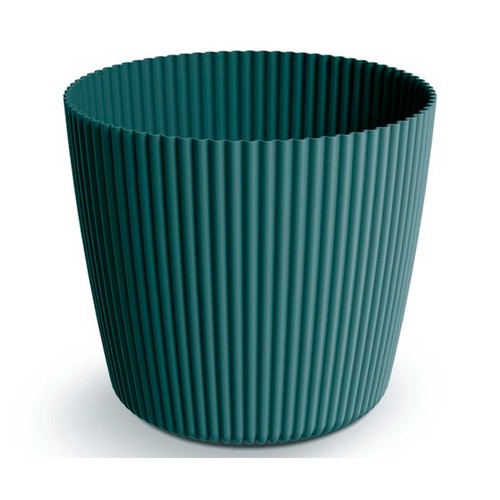 Maceta de plástico de 13 cm, color naranja,   GARDEN STAR