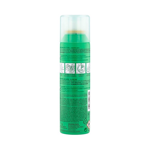 KLORANE Champú seco seborregulador, para cabellos grasos 150 ml.