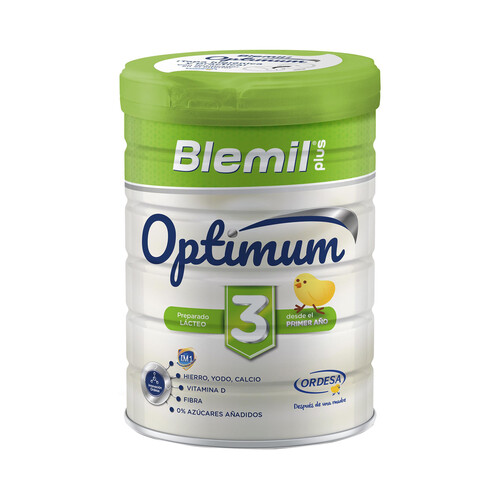 BLEMIL Preparado lácteo (3) de crecimiento, desde el primer año BLEMIL Optimum 800 g.