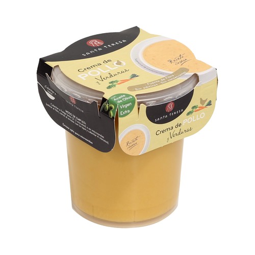 SANTA TERESA Crema de pollo y verduras 400 g.
