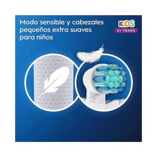Cepillo de dientes eléctrico infantil Braun ORAL-B Lightyear, 1 cabezal, estuche de viaje.