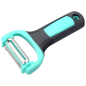 Imagen de Pelador para frutas y verduras multifunción con varias hojas de corte horizontal, ACTUEL.