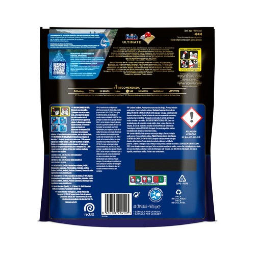 FINISH Utimate lim. capsulas lavavajillas 44 uds.