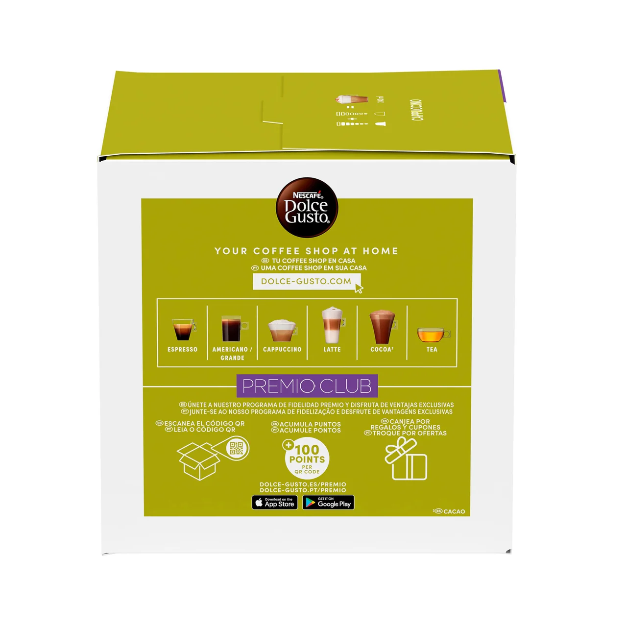 Café en cápsulas Cappuccino I3, 16 uds.