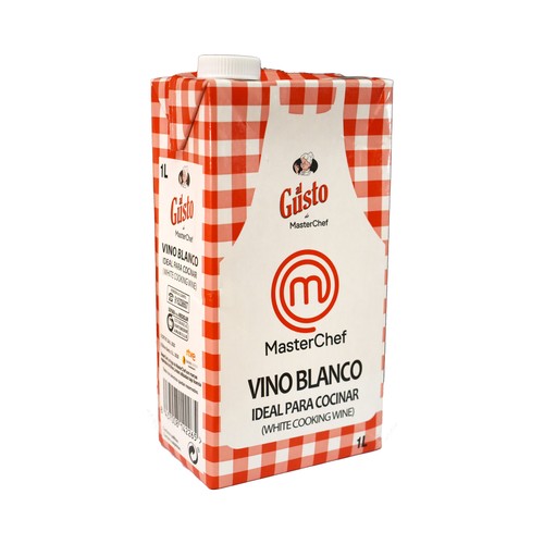 Vino blanco para cocinar AL GUSTO Masterchef brik de 1 l.