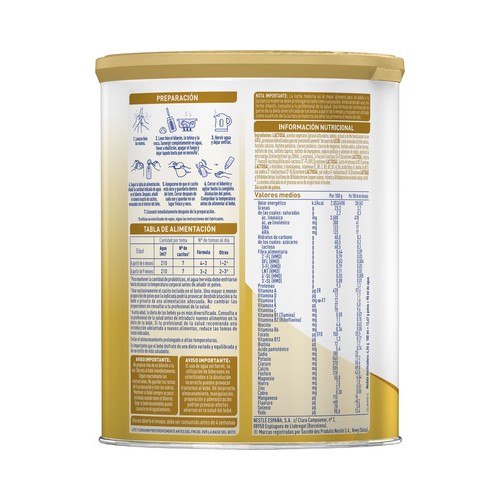 NAN Supreme pro 2 Leche en polvo de continuación, a partir de 6 meses 800 g.