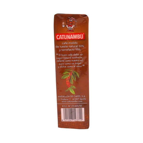 CATUNAMBÚ Café molido mezcla 250 g.