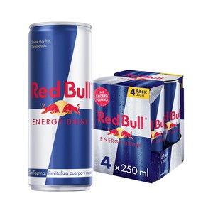 RED BULL Bebida energética RED BULL pack 4 uds. x 250 ml.