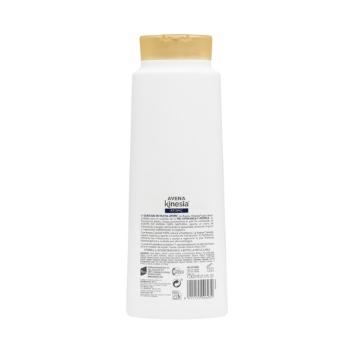 AVENA KINESIA Atopic Oleo gel de ducha sin jabón y con avena coloidal, para pieles extra secas y atópicas 750 ml.