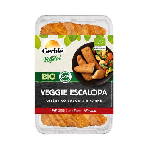 GERBLÉ Escalopa sin carne para veganos GERBLÉ BIO 130 g.