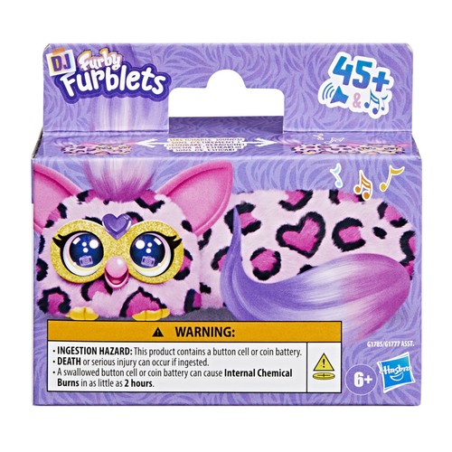 Peluches Furby DJ Furblets con sonidos, modelos surtidos +6 Años. HASBRO