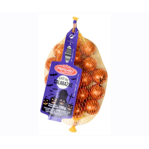 MIGUELAÑEZ Chocolate calabazas Halloween 100 g.