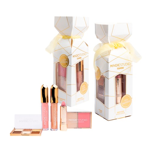 MAGIC STUDIO Diamond full face Caja con productos de maquillaje.