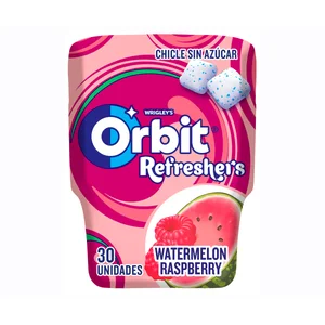 ORBIT Chicle gragea sandía y frambuesa 30 uds.67 gr.