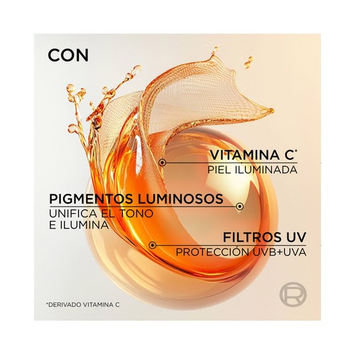 L´ORÉAL PARIS Revitalift Fluido facial con color, efecto bronceado y FPS 30 (alto) 40 ml.