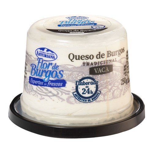 CENTRAL LECHERA ASTURIANA Queso de Burgos fresco Tradicional 250 g.