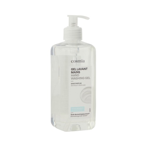 COSMIA Jabón (gel) líquido para manos, sin perfume, para pieles sensibles 500 ml.