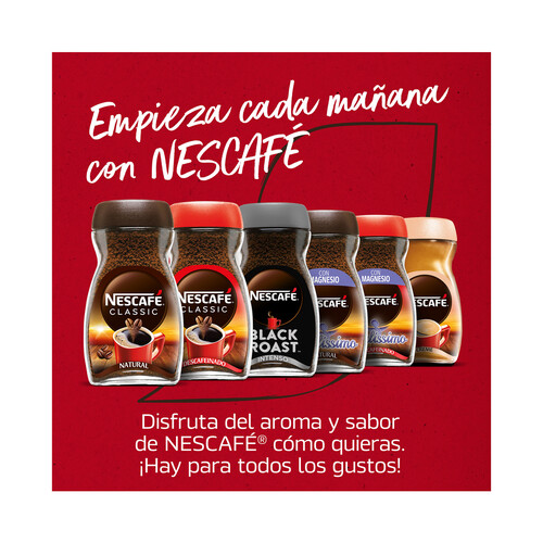 NESCAFÉ Café soluble descafeinado classic 10 uds.