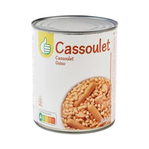 PRODUCTO ALCAMPO Cassoulet en conserva en lata 840gr.