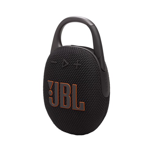 Altavoz Bluetooth con clip 5 JBL, color negro.