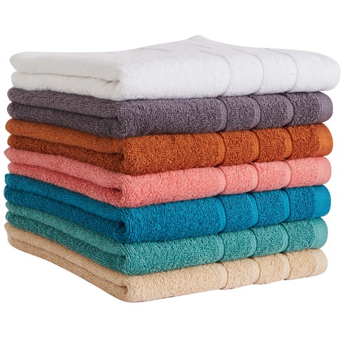 Toalla de lavabo color marrón, 400g/m², ACTUEL.