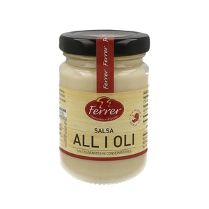 Imagen de FERRER Salsa alioli frasco de 160 g.