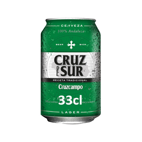 CRUZ DEL SUR Cerveza lata de 33 cl.