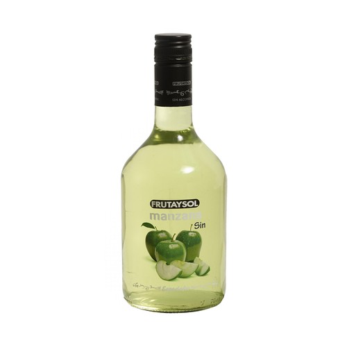 FRUTAYSOL Licor de manzana sin alcohol FRUTAYSOL botella de 70 cl.