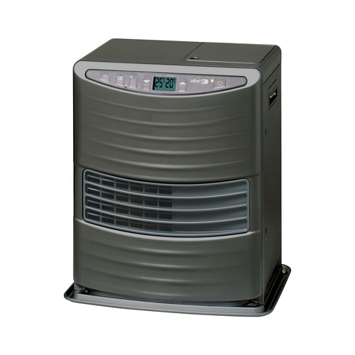 Estufa de parafina TOYOTOMI LC -130, potencia max: 3.0KW, capacidad 5,4 litros, termostato, temporizador, display.