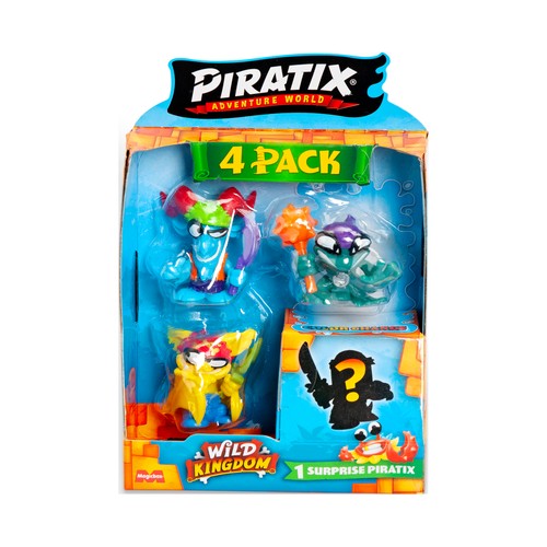 Piratix Wild Kingdom Four Pack, modelos surtidos MAGIC BOX