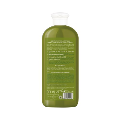 NATURTINT Champú reparación y fuerza para cabellos dañados o débiles NATURTINT 330 ml.