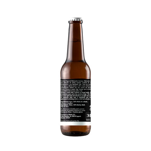 LA CIBELES Cerveza morena artesanal botella 33 cl.