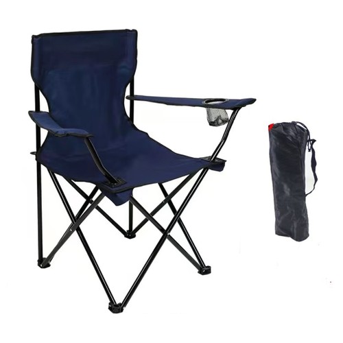 Sillón de camping de acero 50x50x80cm, EURASPA.
