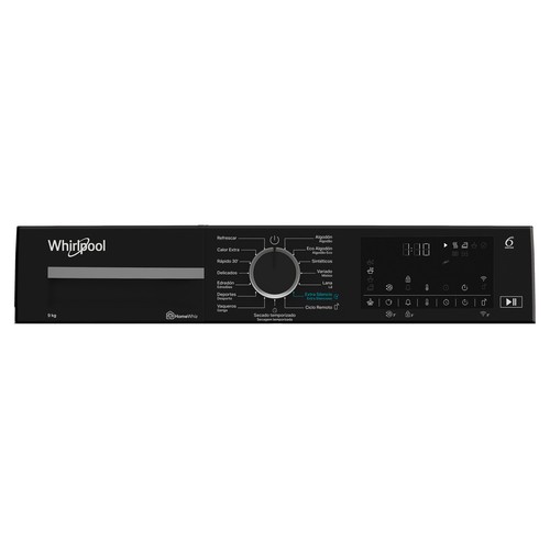 Secadora por condensación con bomba de calor WHIRLPOOL CWSD83MWB capacidad de secado: 8KG, clasificación energética: A++, H: 84,6cm, A: 59,7cm, F: 60cm.