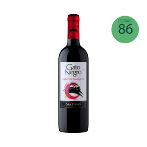 GATO NEGRO Vino tinto elaborado en Chile botella 75 cl.