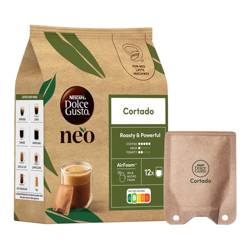DOLCE GUSTO NEO Café cápsulas cortado 12 uds. 69 g.