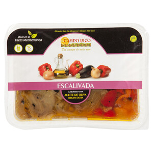 Imagen de CAMPO RICO Escalivada de verduras elaborada con aceite de oliva virgen extra CAMPO RICO 500 g.