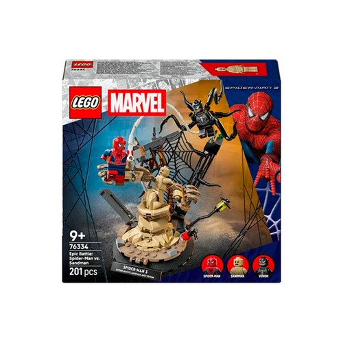 LEGO Super Heroes 76334 Batalla Legendaria: Spider-Man vs. Sandman.