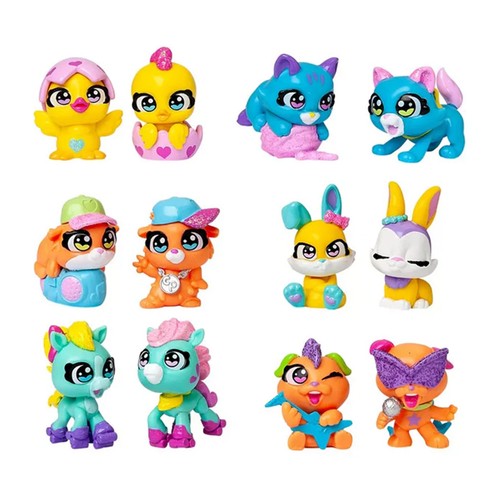 CHERRY PETS Sweet Twins 1 figura sorpresa, coleccionables