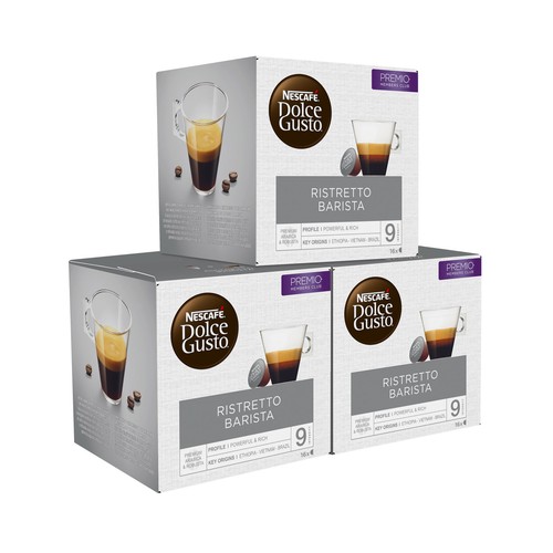 DOLCE GUSTO Café en cápsulas Expresso Barista I9, 16 uds.