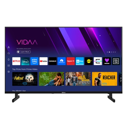 Televisión 101,6cm (40") LED QILIVE Q40FS251B FULL HD, SMART TV VIDAA, WIFI, 2 USB reproductor, 3HDMI, 60HZ.